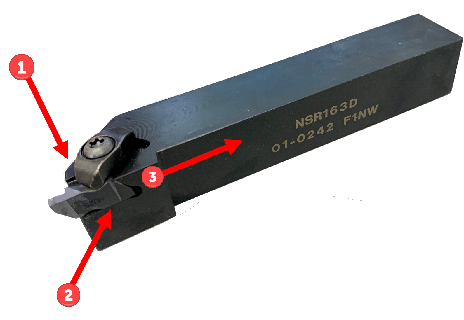 Haas Notch Grooving & Threading Inserts